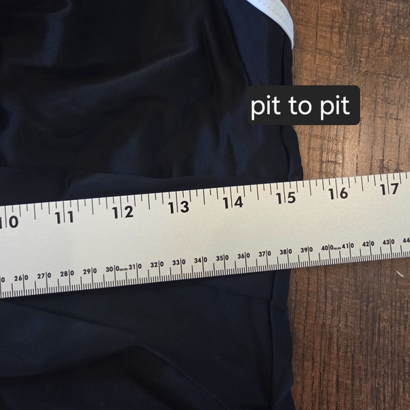 Swimall One Piece Swimsuit Black with White Trim Womens XL - Picture 7 of 13